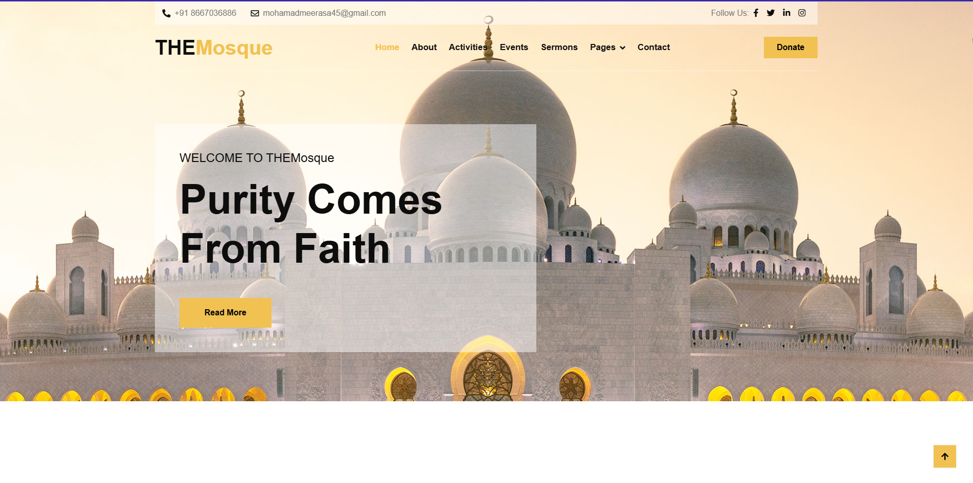 Mosque Website